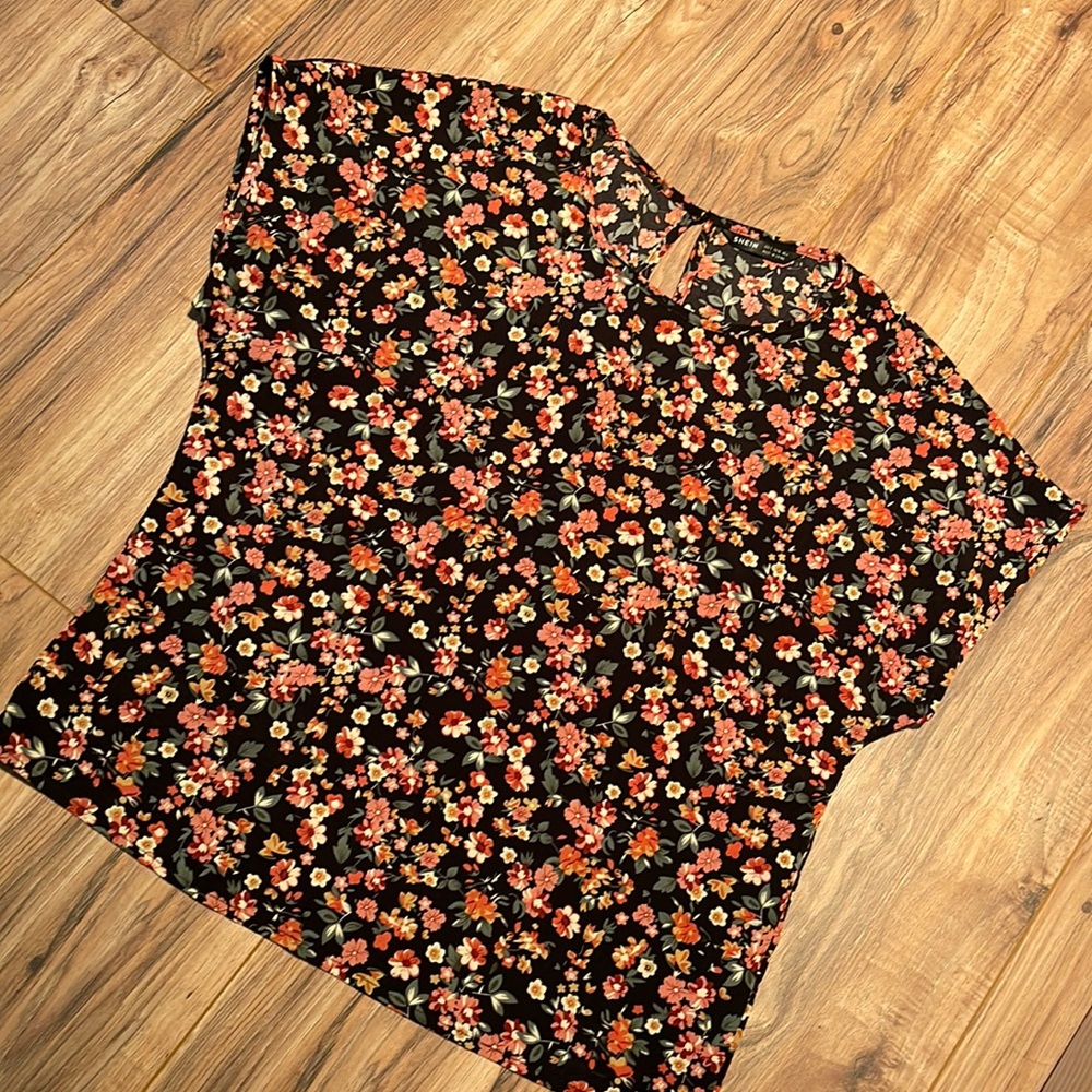 SHEIN floral top